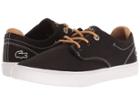 Lacoste Kids Esparre (little Kid) (black/light Tan I) Kid's Shoes