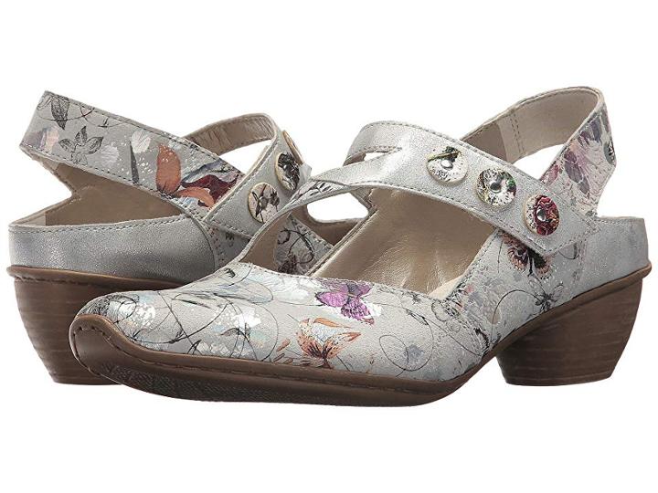 Rieker 43771 Mirjam 71 (off-white/metallic/ice/ice/multi) Women's Shoes