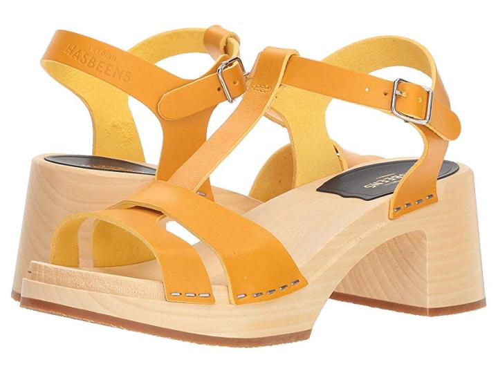 Swedish Hasbeens Birgit (warm Yellow) Women's Sandals