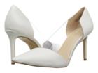 Nine West Expo (white/clear) Women's 1-2 Inch Heel Shoes