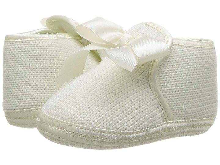 Polo Ralph Lauren Kids Addison (infant) (white Knit) Kid's Shoes