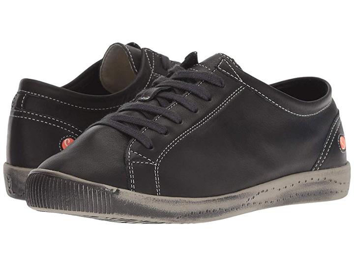Fly London Isla (black Smooth Leather) Women's Lace Up Casual Shoes