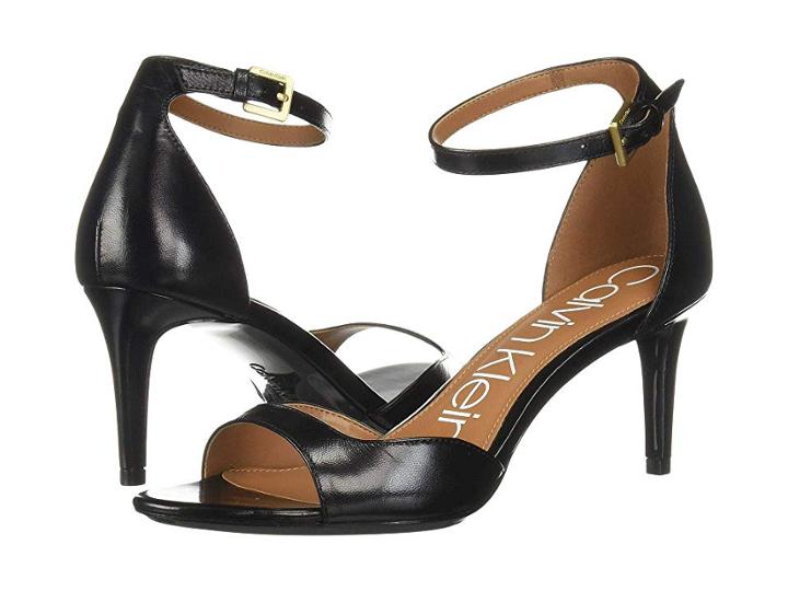 Calvin Klein Luellen (black Leather) High Heels