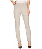 Tribal Stretch Bengaline 28 Pull-on Pants With Stud Detail (pearl Grey) Women's Casual Pants