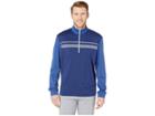 Callaway Long Sleeve 1/4 Zip Lightweight Fleece Pullover (medieval Blue) Men's Clothing