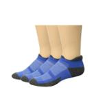 Feetures Elite Max Cushion 3-pair Pack (blue) No Show Socks Shoes