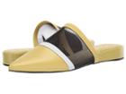 Calvin Klein Cardy (lime/black/white Mesh/nappa Smooth) Women's Shoes
