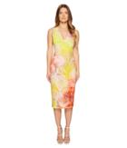 Fuzzi Sleeveless V-neck Dress Close Botanic (sole) Women's Dress