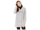 Cupcakes And Cashmere Brayden Knit Jacket (heather Grey) Women's Coat