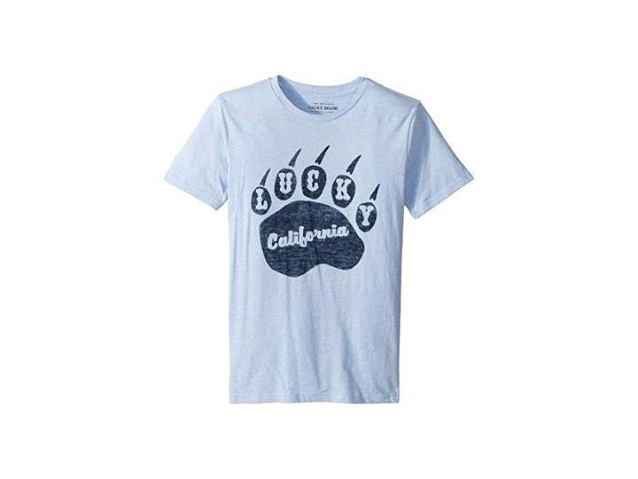 Lucky Brand Kids Short Sleeve Graphic Tee (big Kids) (placid Blue 1) Boy's T Shirt