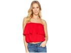 Michael Stars Double Gauze Blouson Tube Top (salsa) Women's Blouse