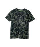 Under Armour Kids Big Logo Hybrid Printed Tee (big Kids) (anthracite/overcast Gray) Boy's T Shirt