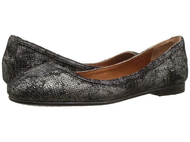 Frye Carson Ballet (gunmetal) Women's Flat Shoes