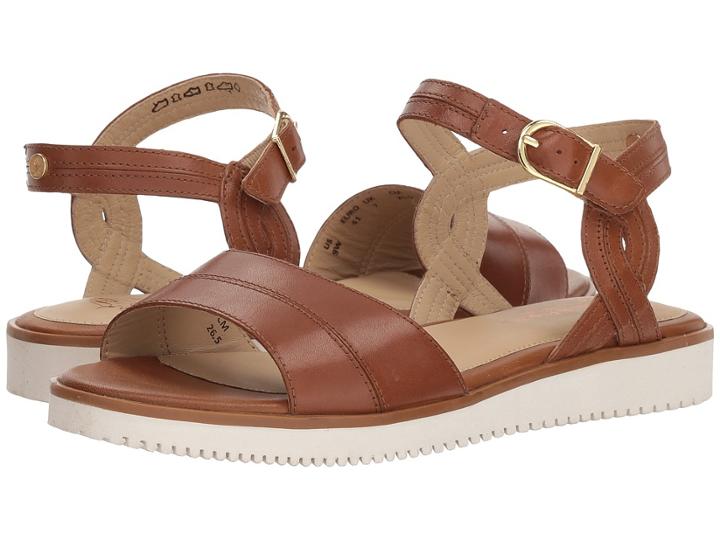 Hush Puppies Briard Quarter Strap (tan Leather) Women's Sandals
