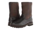 Frye Warren Pull On (black Smooth Full Grain/shearling) Cowboy Boots