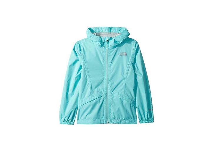 The North Face Kids Zipline Rain Jacket (little Kids/big Kids) (mint Blue) Girl's Jacket