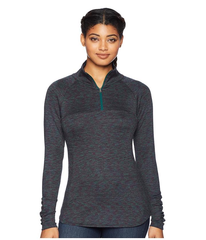 Columbia Outerspaced Iii Half Zip Top (dark Ivy) Women's Long Sleeve Pullover