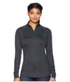 Columbia Outerspaced Iii Half Zip Top (dark Ivy) Women's Long Sleeve Pullover