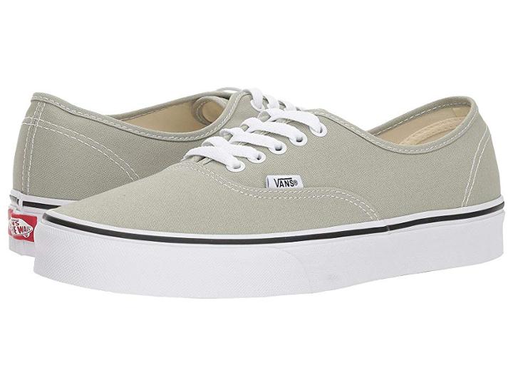 Vans Authentictm (desert Sage/true White) Skate Shoes