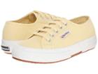 Superga 2750 Cotu Classic Sneaker (pale Yellow) Lace Up Casual Shoes