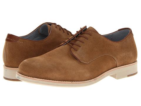 Johnston & Murphy Ellington Plain Toe (tan Suede) Men's Lace Up Casual Shoes