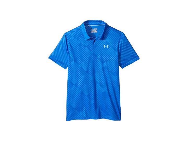 Under Armour Kids Threadborne Polo (big Kids) (ultra Blue/ultra Blue 1) Boy's Clothing