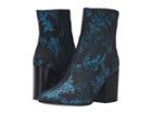Bettye Muller Nightcap (black/blue Brocade) Women's Shoes