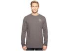 Under Armour Freedom Flag Long Sleeve Tee (carbon Heather/white) Men's T Shirt