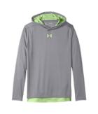 Under Armour Kids Ua Baseline Shooting Shirt (big Kids) (steel/quirky Lime/quirky Lime) Boy's Clothing