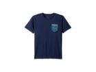 Rip Curl Kids Pocketeer Premium Pocket Tee (big Kids) (navy) Boy's T Shirt