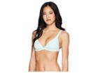 Vitamin A Swimwear Neutra Ribbed Triangle Top (glacier Ecorib) Women's Swimwear