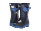 Joules Kids Printed Welly Rain Boot (toddler/little Kid/big Kid) (navy Happy Camper) Boys Shoes
