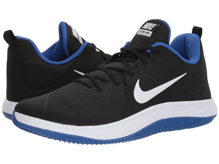 Nike Fly.by Low (black/white/game Royal) Men's Basketball Shoes