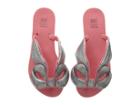 Mini Melissa Mel Harmonic Maxi Bow (little Kid) (pink/silver) Girl's Shoes