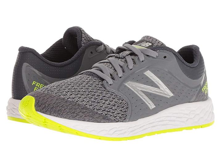 New Balance Kids Kjzntv4g (big Kid) (gunmetal/hi-lite) Boys Shoes