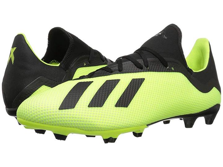 Adidas X 18.3 Fg (solar Yellow/black/white) Men's Soccer Shoes