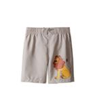 Mini Rodini Lion Swimshorts (infant/toddler/little Kids/big Kids) (light Grey) Boy's Swimwear