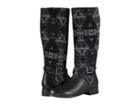 Trotters Liberty (black Multi Soft Tumbled Leather/pueblo Textile) Women's Boots