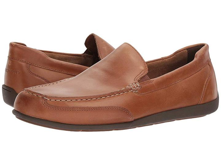 Rockport Bennett Lane 4 Venetian (new Caramel Leather) Men's Shoes