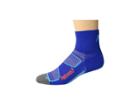Feetures Elite Light Cushion Quarter 3-pair Pack (cobalt/lava) Quarter Length Socks Shoes