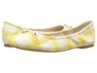 Sam Edelman Felicia (yellow Multi Linen Gingham) Women's Flat Shoes