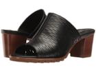 Walking Cradles Nia (black Accordion Perf) Women's 1-2 Inch Heel Shoes