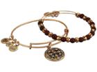 Alex And Ani Mulberry Compass Bracelet Set (gold) Bracelet