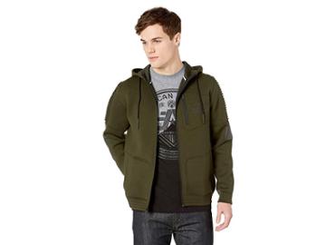 American Fighter Proximity Zip Hoodie (olive) Men's Clothing
