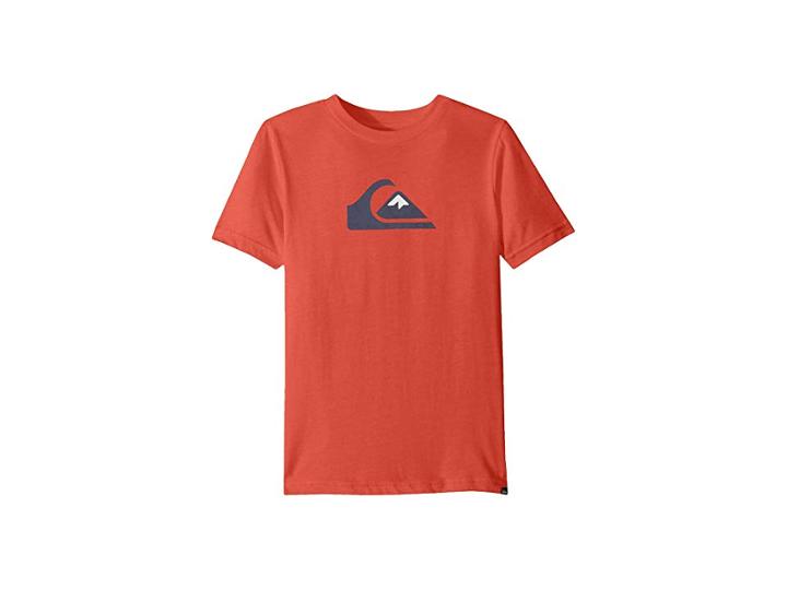 Quiksilver Kids Comp Logo Ii Tee (big Kids) (flame) Boy's T Shirt