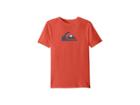 Quiksilver Kids Comp Logo Ii Tee (big Kids) (flame) Boy's T Shirt