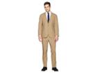 Kenneth Cole Reaction Stretch Slim Fit Lightweight Suit With 32 Finished Bottom (khaki) Men's Suits Sets