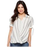Blank Nyc Striped Detailed Shirt In Me And You (me And You) Women's Clothing