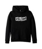 Volcom Kids Supply Stone Pullover Hoodie (big Kids) (new Black) Boy's Sweatshirt