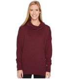 Lucy Inner Purpose Pullover (grape Wine) Women's Long Sleeve Pullover